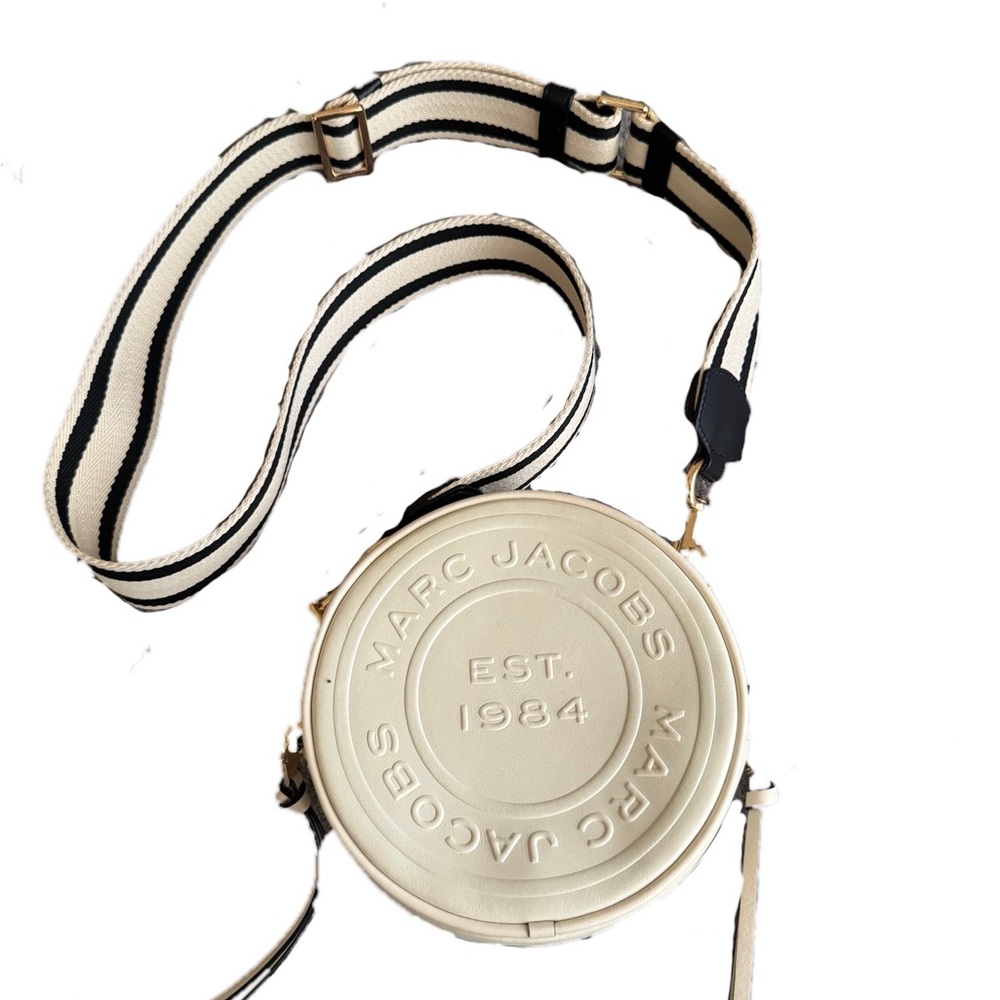 Marc Jacobs Cream Round Crossbody Bag